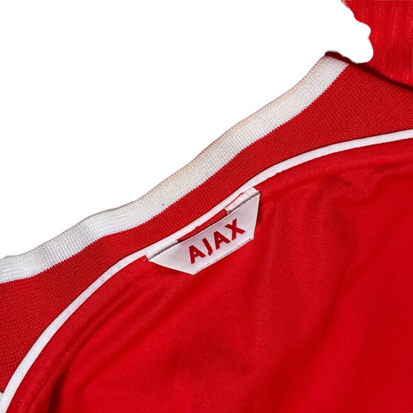 Vintage Umbro Ajax 1999 2000 Home White Red Soccer Jersey Mens XL - Picture 7 of 16